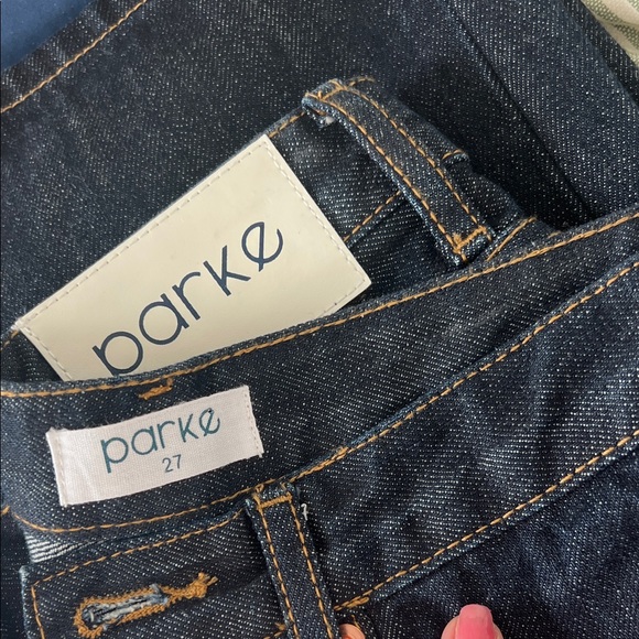 Parke Women's Straight Leg Jeans in Deep Indigo - Picture 3 of 3